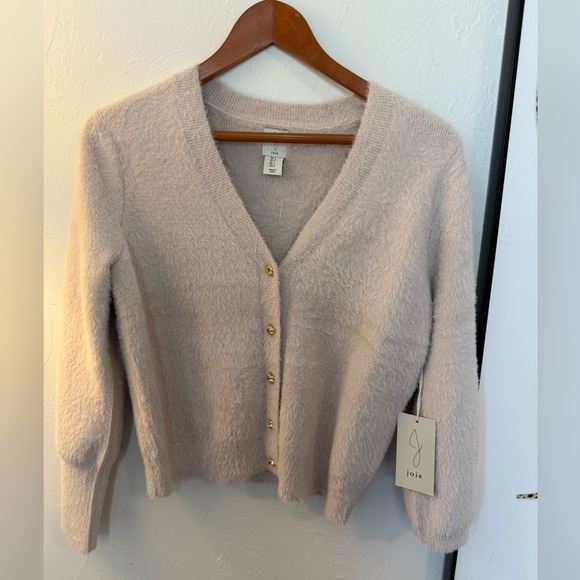 Joie Sweaters - Joie Women's Blush Fuzzy Cardigan